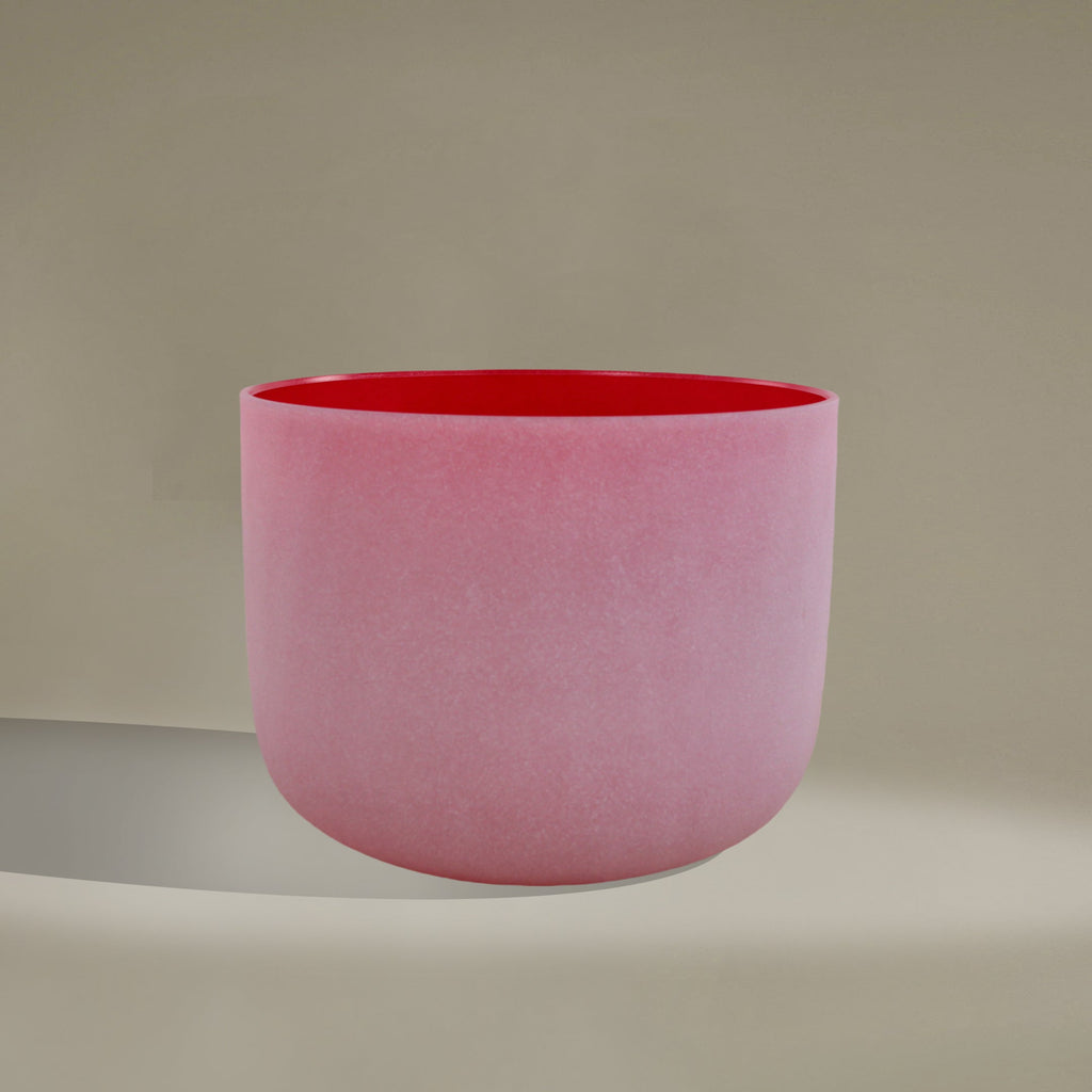 10inch Perfect Pitch Crystal Singing Bowl Red C Note Root Chakra - FMTY