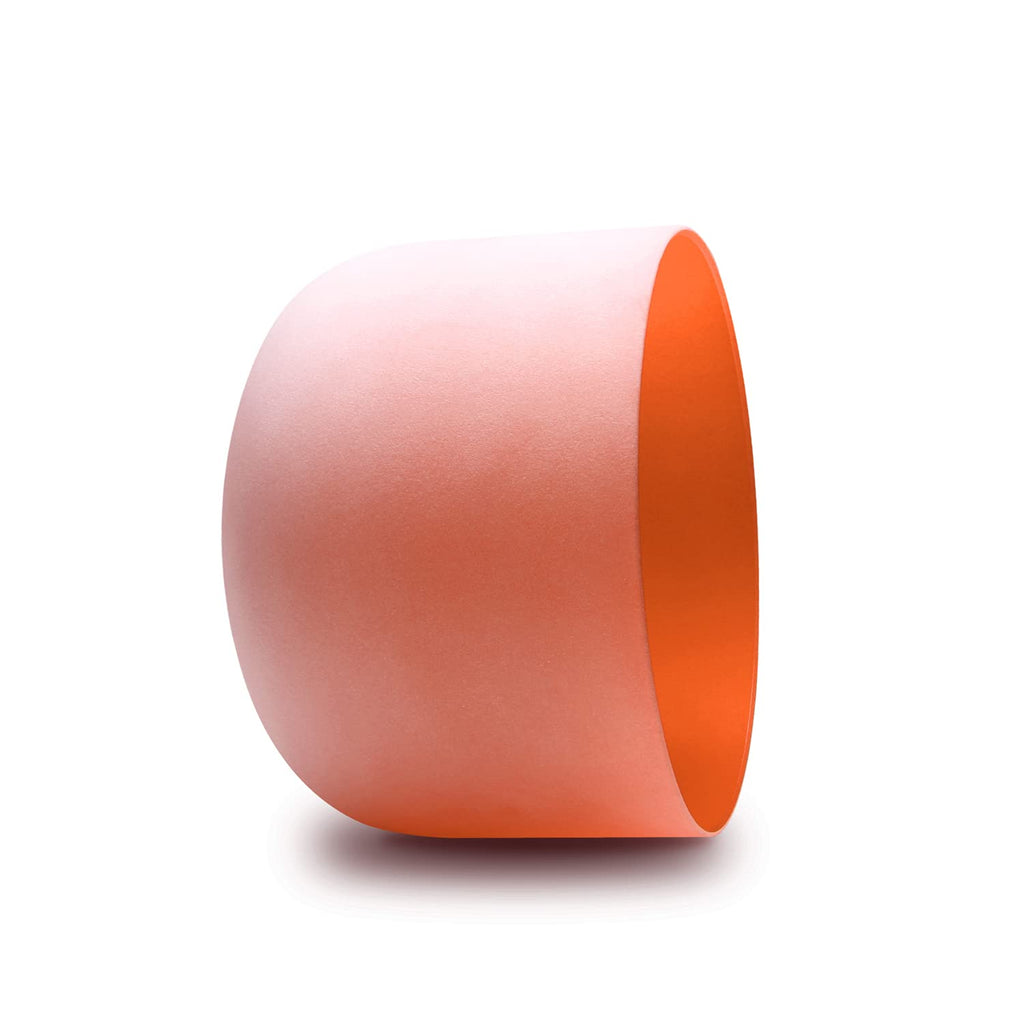 10inch Perfect Pitch Crystal Singing Bowls set Orange(Sacral) + Green (Heart) with Soft Carrying Bag - FMTY