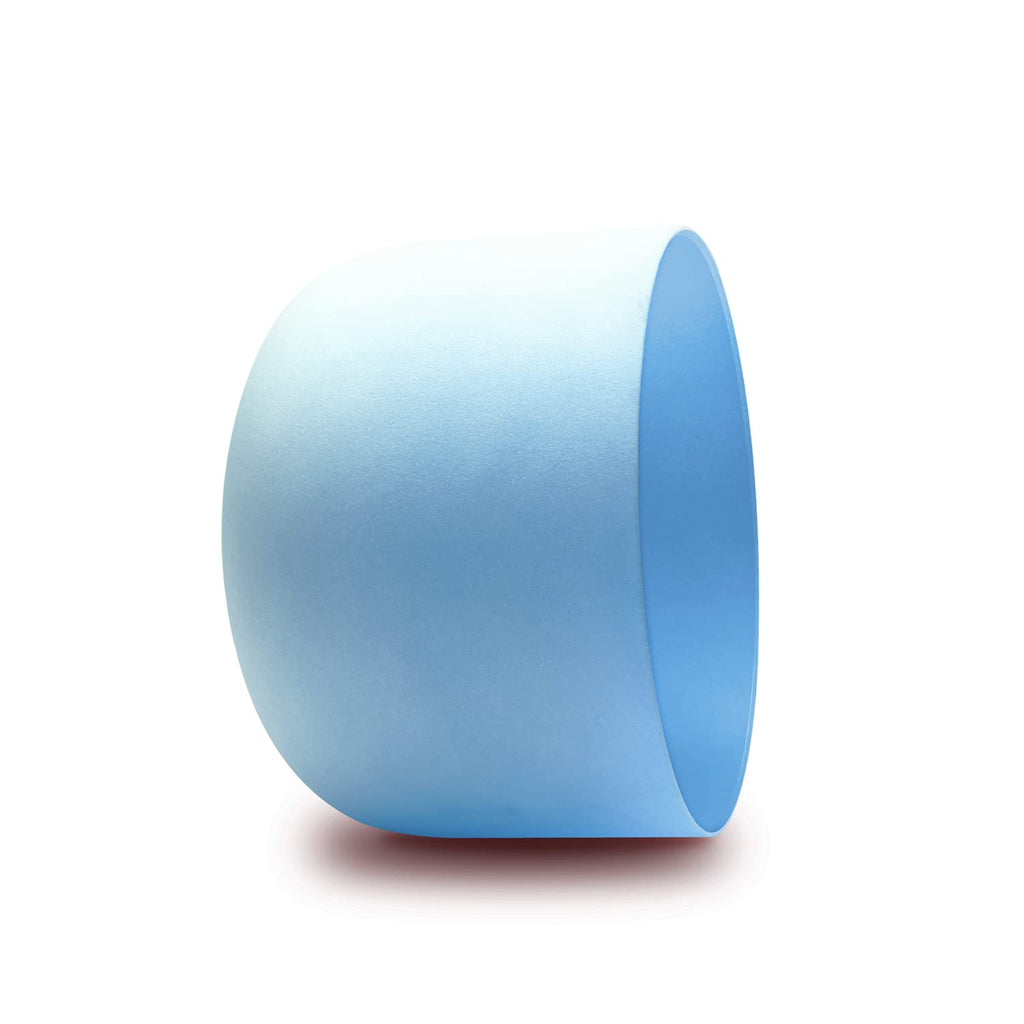 10inch Perfect Pitch Crystal Singing Bowls set prefect pitch(±10HZ) Green(Heart)+ Blue(Throat) with Carrying Bag - FMTY