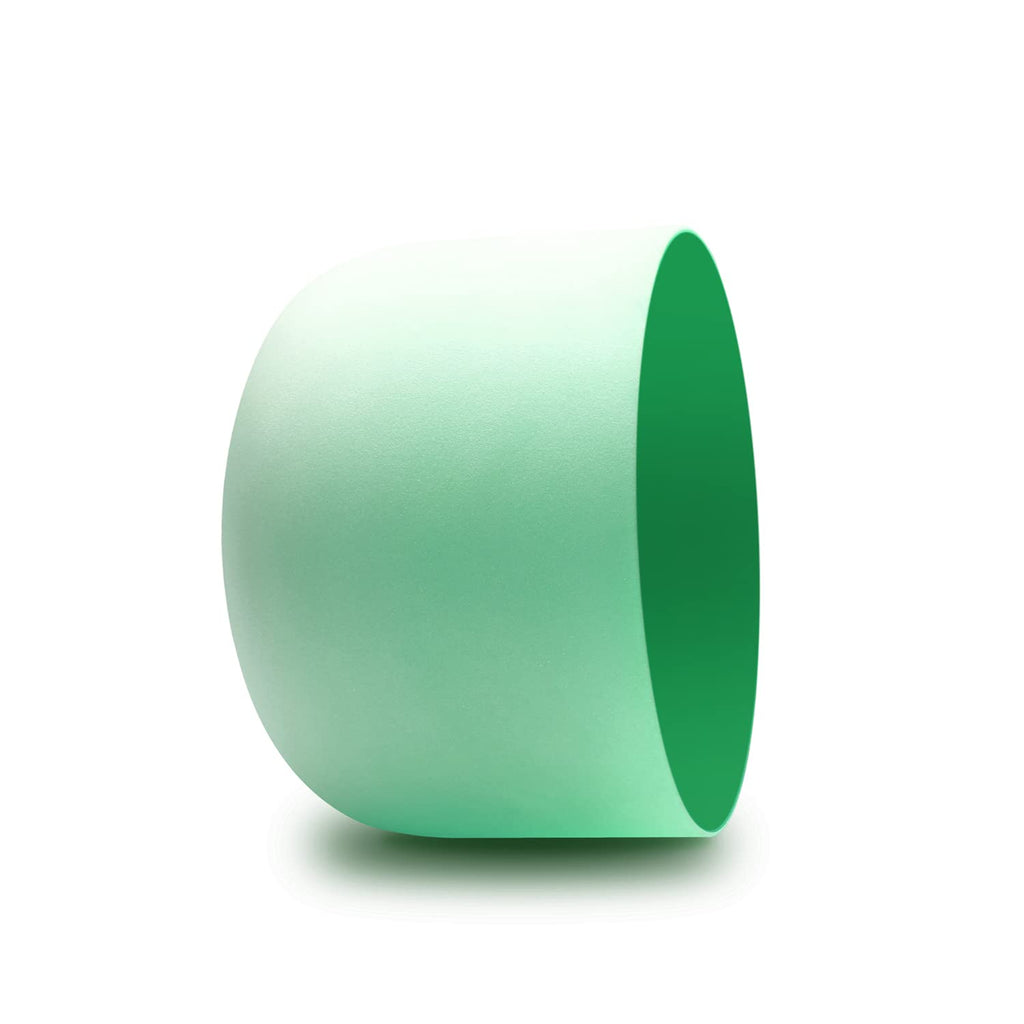 10inch Perfect Pitch Crystal Singing Bowls set prefect pitch(±10HZ) Green(Heart)+ Blue(Throat) with Carrying Bag - FMTY
