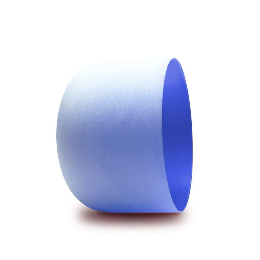 10inch Perfect Pitch Crystal Singing Bowls set prefect pitch(±10HZ) Green(Heart)+ Indigo(3rd Eye) with Soft Carrying Bag - FMTY