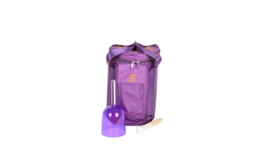 432hz Perfect Pitch B note Handle Crystal Singing Bowl for Meditation & Healing - Handcrafted Sound Therapy Bowl for Chakra Balancing and Stress Relief - FMTY