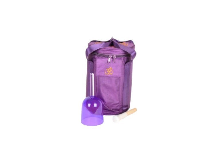 432hz Perfect Pitch B note Handle Crystal Singing Bowl for Meditation & Healing - Handcrafted Sound Therapy Bowl for Chakra Balancing and Stress Relief - FMTY
