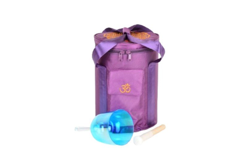 432hz Perfect Pitch G note Handle Crystal Singing Bowl for Meditation & Healing - Handcrafted Sound Therapy Bowl for Chakra Balancing and Stress Relief - FMTY