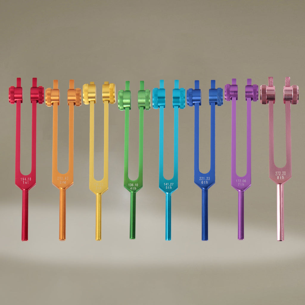 Chakra Tuning Fork set of 8 - FMTY