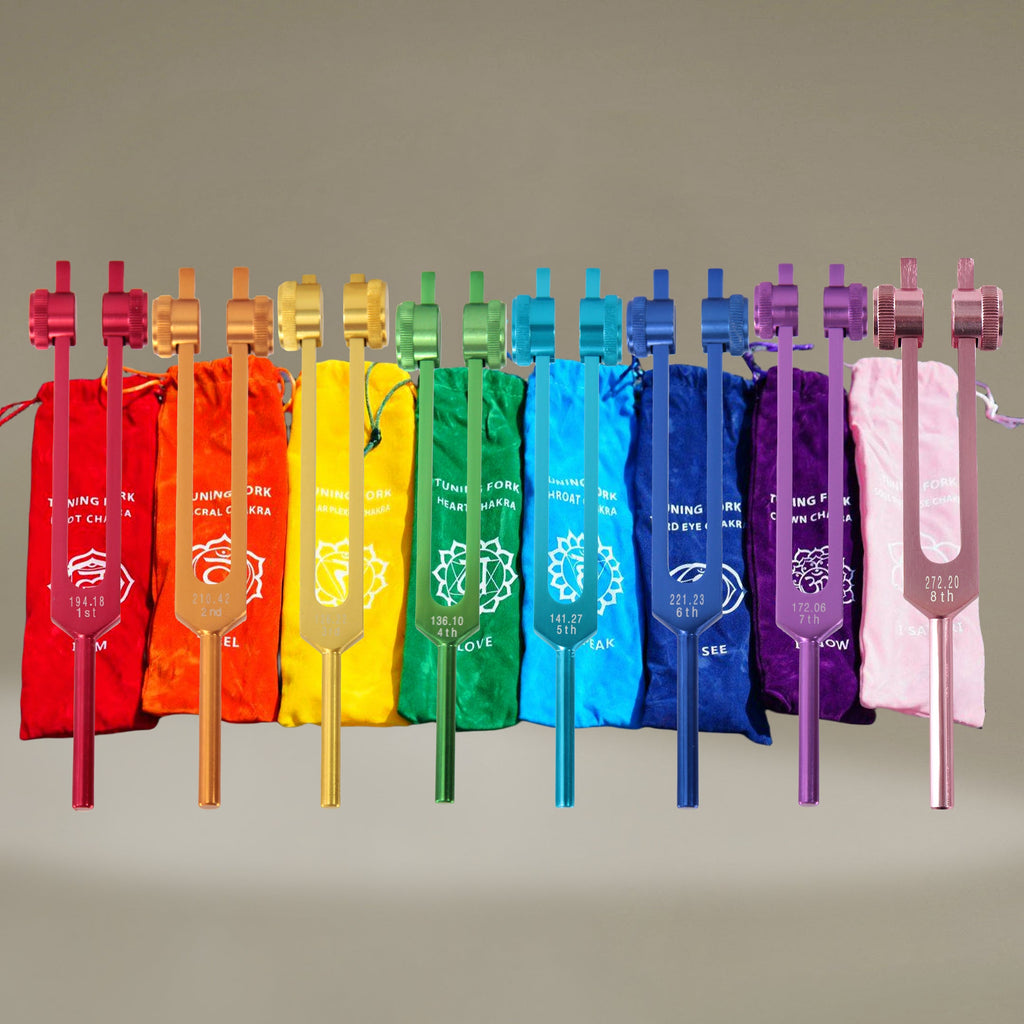 Chakra Tuning Fork set of 8 - FMTY