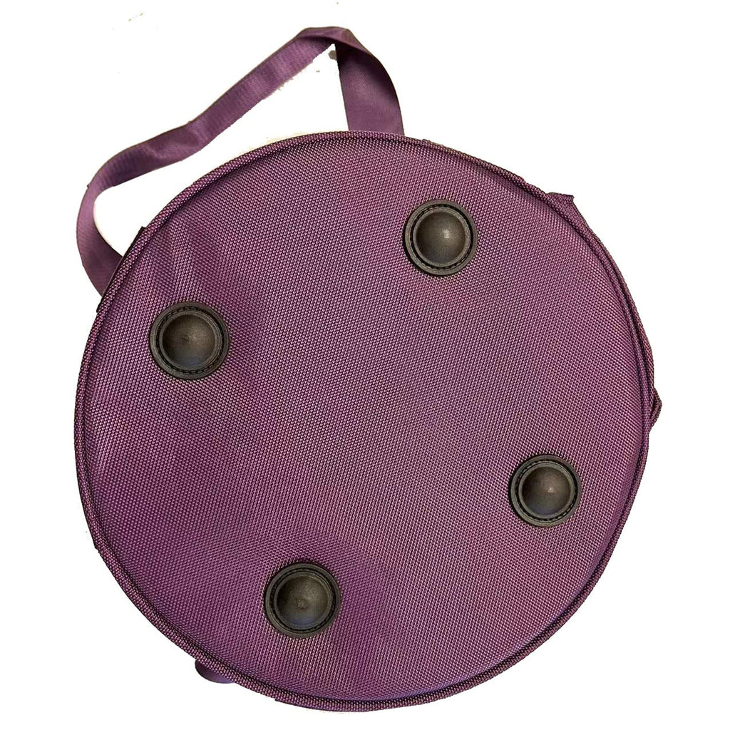 Crystal Singing Bowls Travel Carrier Bag 14inch Purple Color - FMTY