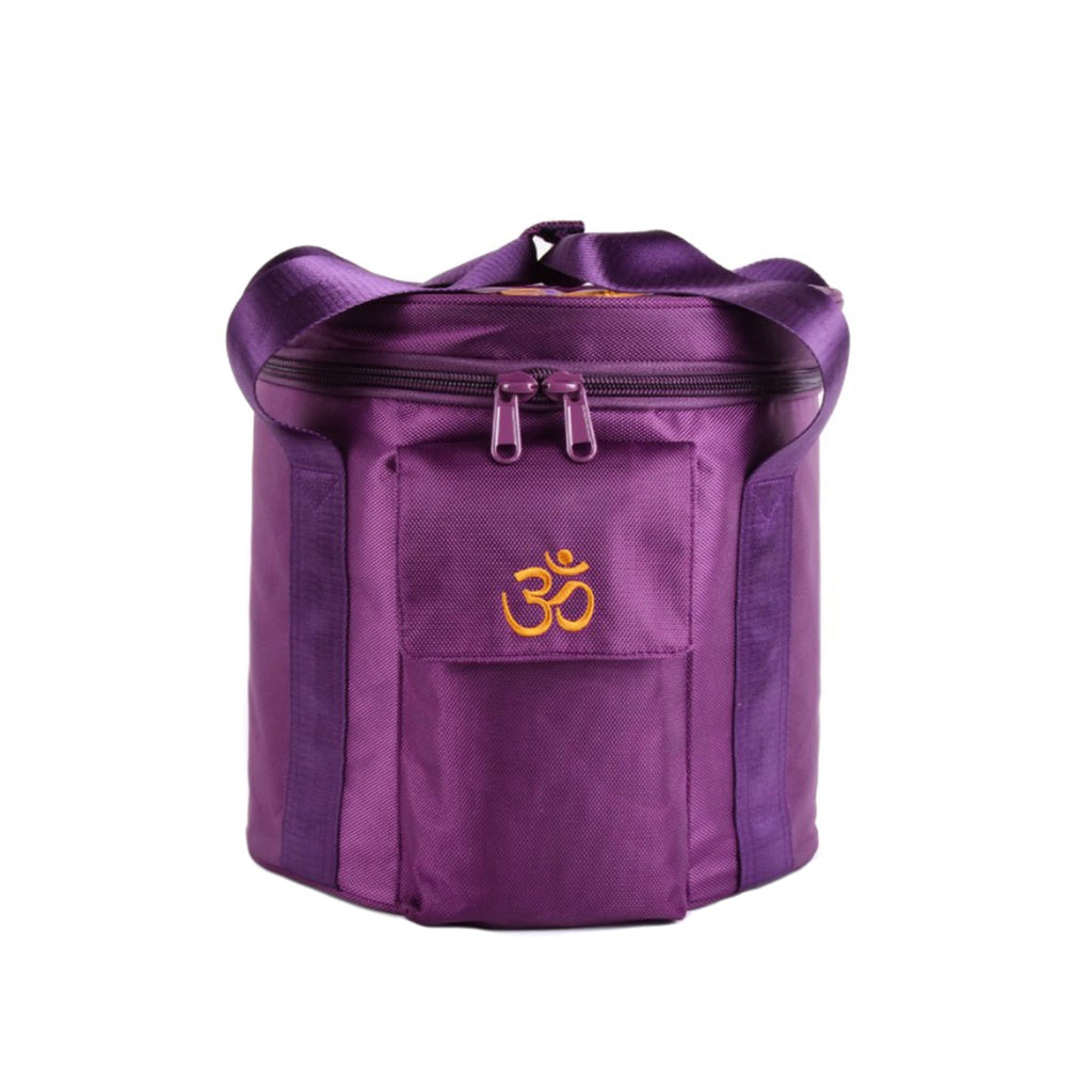 Crystal Singing Bowls Travel Carrier Bag 14inch Purple Color - FMTY