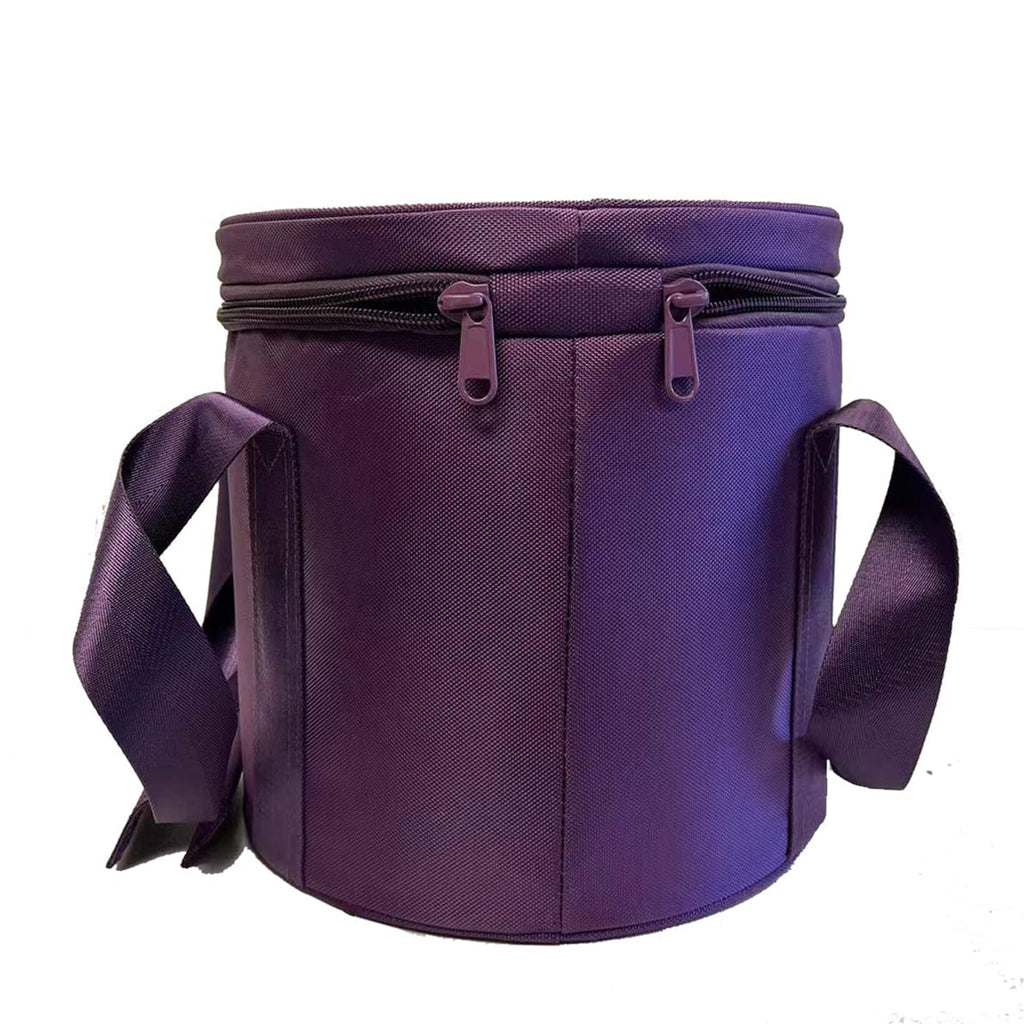 Crystal Singing Bowls Travel Carrier Bag 14inch Purple Color - FMTY
