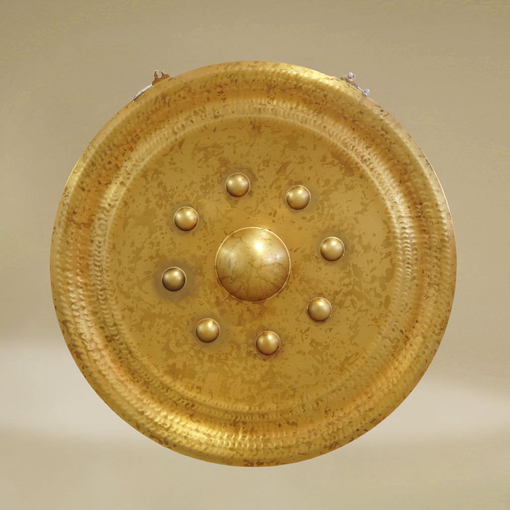 Golden Color Nine - Head Bronze Gong - FMTY