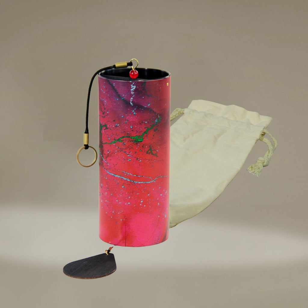 Red Plastic Wind Chime - FMTY