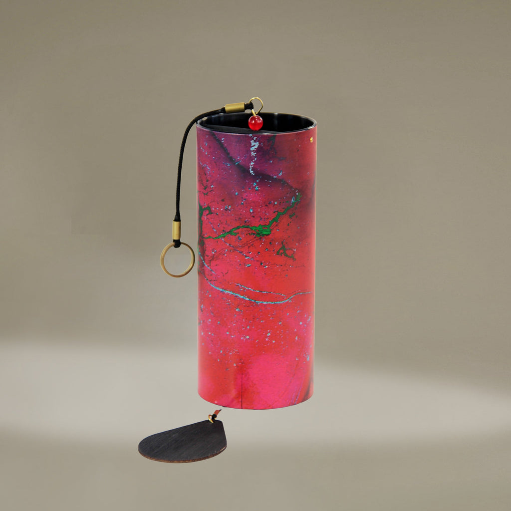 Red Plastic Wind Chime - FMTY