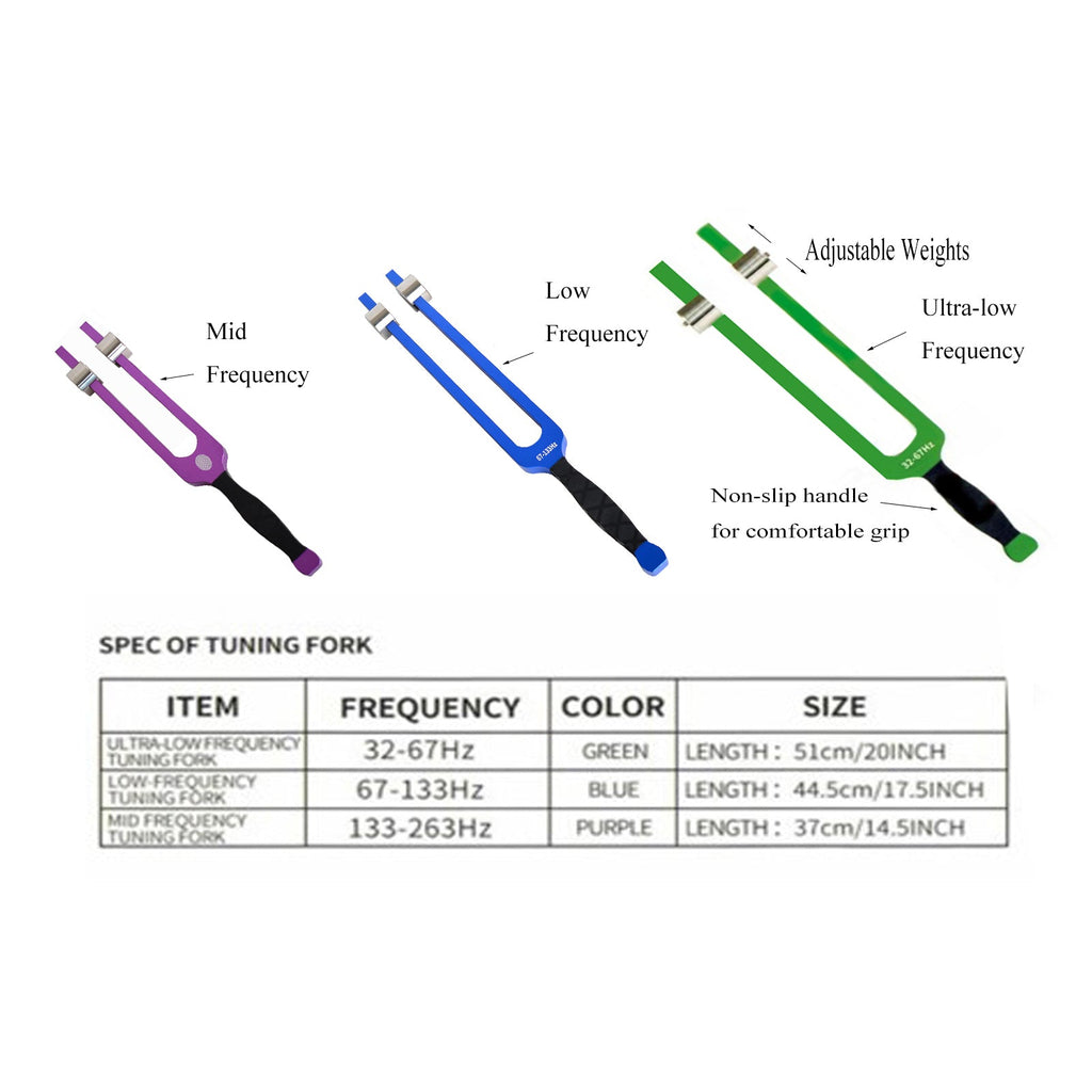 Tuning Fork 17.5 inch Low Frequency tuning fork 67 - 133HZ - FMTY