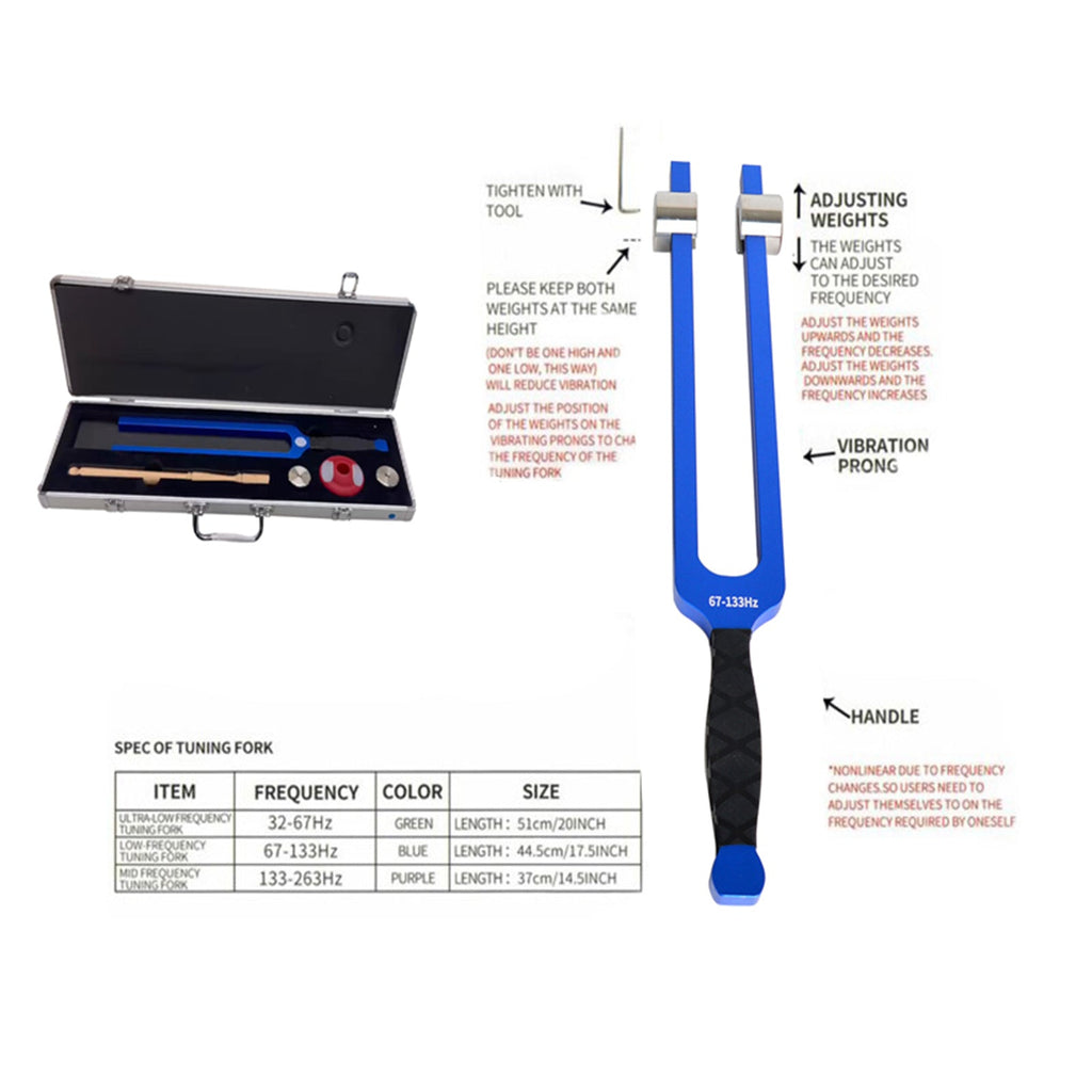 Tuning Fork 17.5 inch Low Frequency tuning fork 67 - 133HZ - FMTY