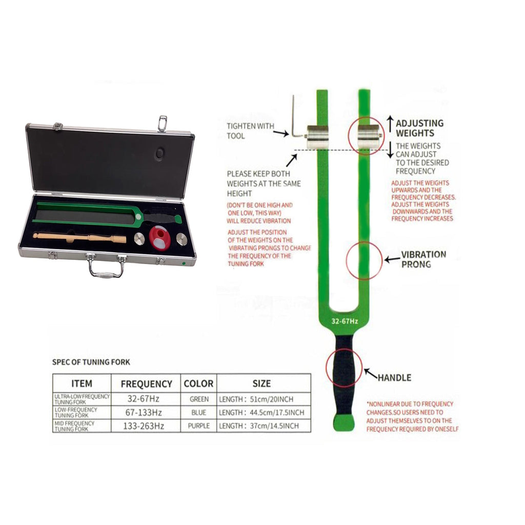 Tuning Fork 20inch Ultra - Low Frequency tuning fork 32 - 67HZ - FMTY