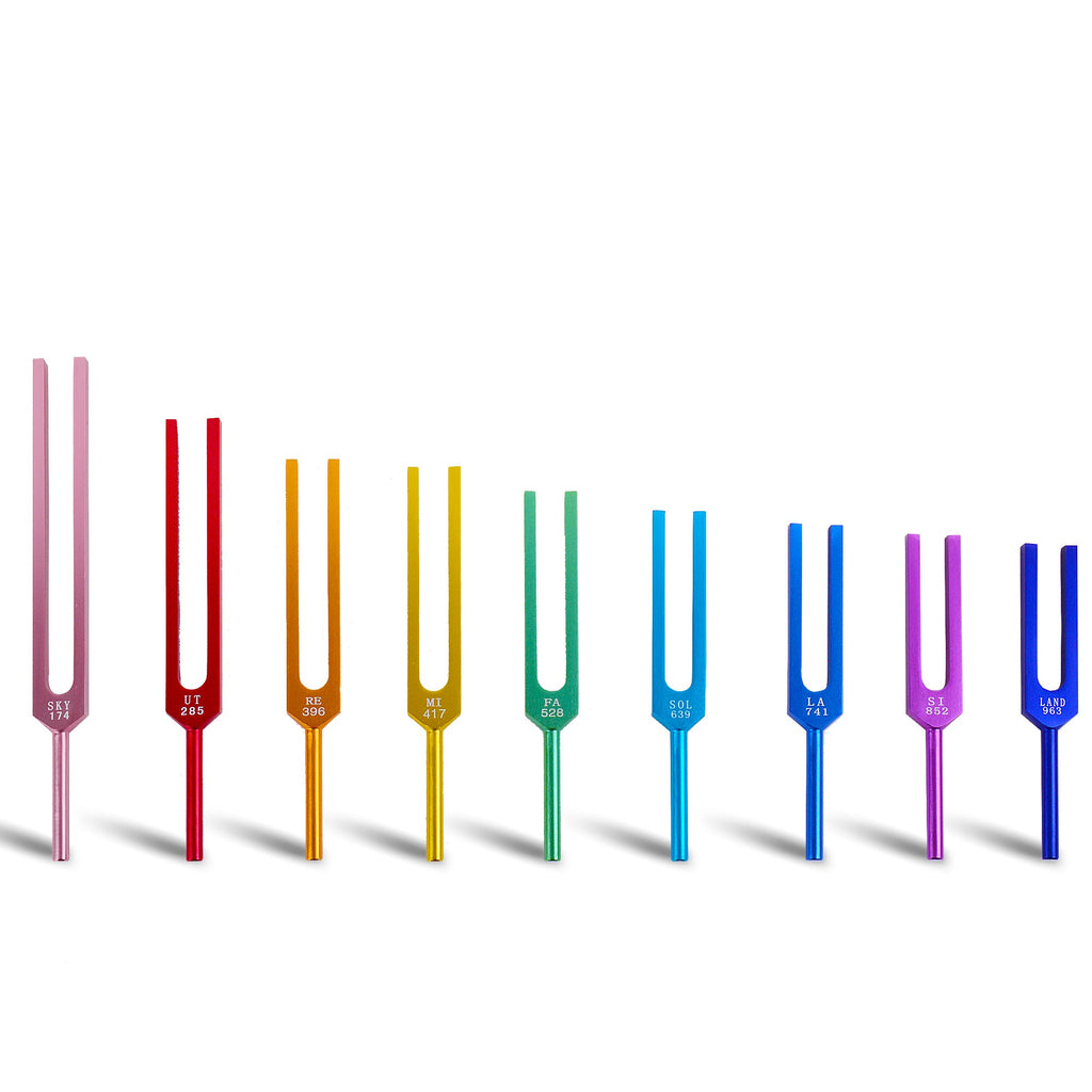Tuning Fork for healing 9 chakras sets for meditation - FMTY