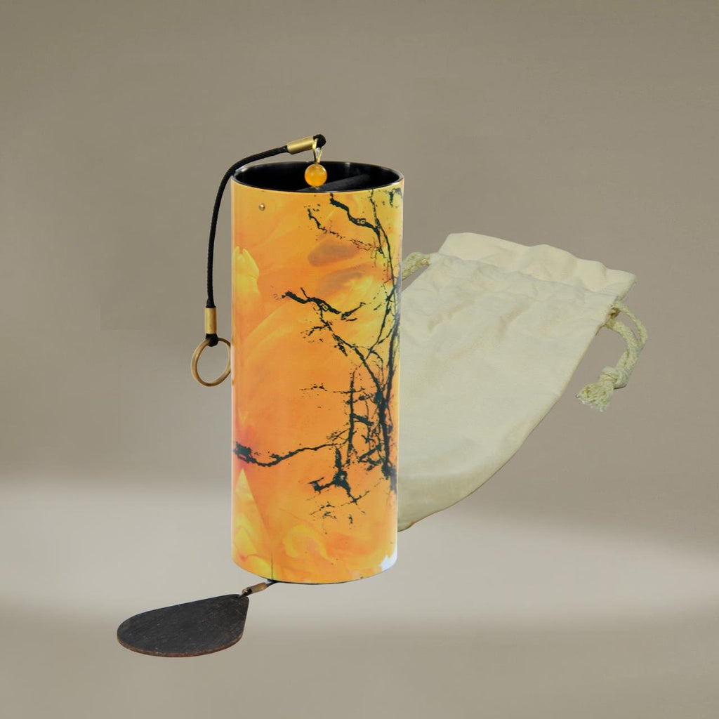 Yellow Plastic Wind Chime - FMTY